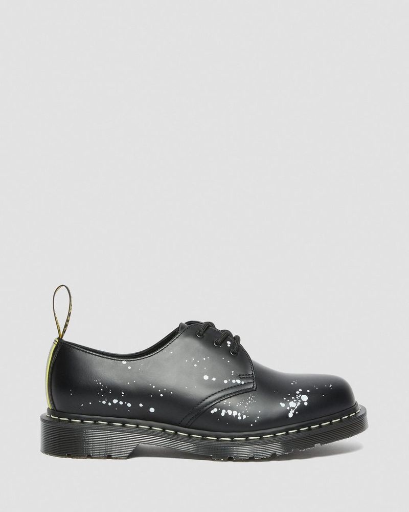 Dr Martin Martens 1461 Neighborhood Smooth Leather Oxford Shoes (Smooth Leather) Shoes Black | OI12-I2MM