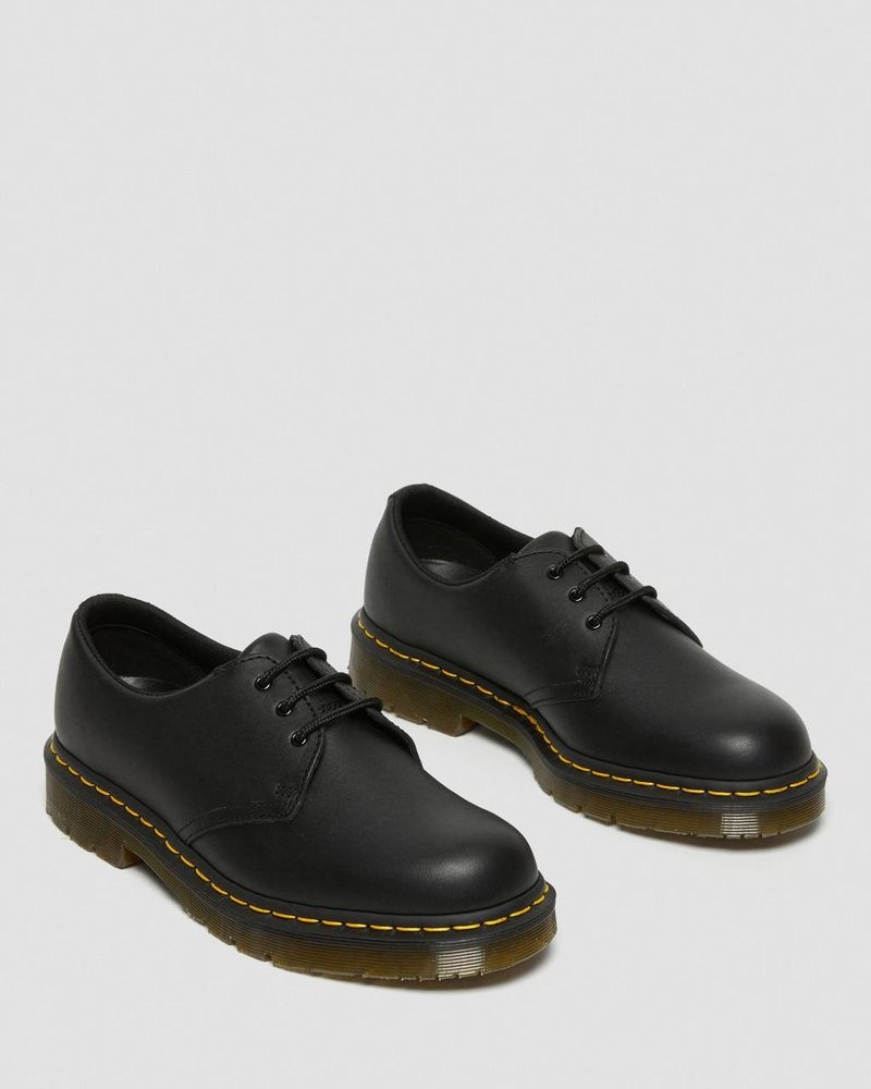 Dr Martin Martens 1461 Slip Resistant Leather Oxford Shoes (Industrial Full Grain) Shoes Black | NF83-F8WZ