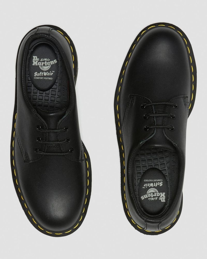 Dr Martin Martens 1461 Slip Resistant Leather Oxford Shoes (Industrial Full Grain) Shoes Black | NF83-F8WZ