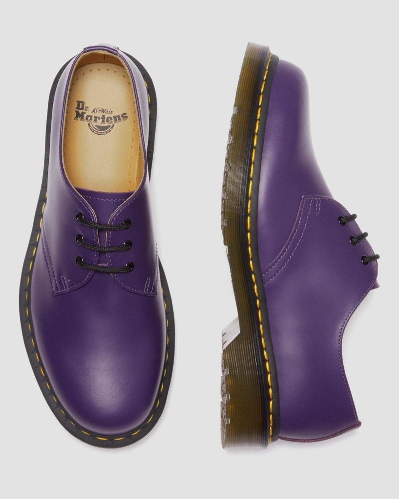 Dr Martin Martens 1461 Smooth Leather Oxford Shoes (Smooth Leather) Shoes RICH PURPLE | KR63-E8WP