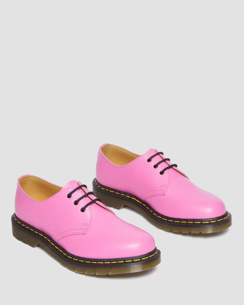 Dr Martin Martens 1461 Smooth Leather Oxford Shoes (Smooth Leather) Shoes Thrift Pink | KG95-D6ZS