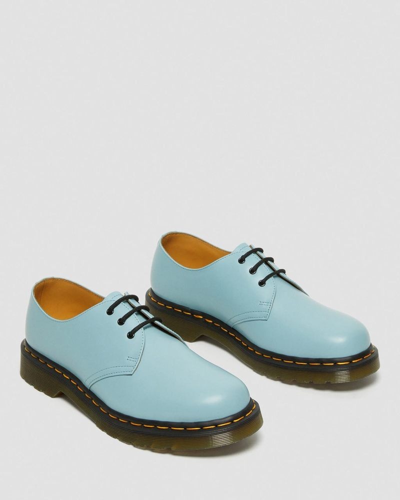 Dr Martin Martens 1461 Smooth Leather Oxford Shoes (Smooth Leather) Shoes Blue | WZ07-X9SH