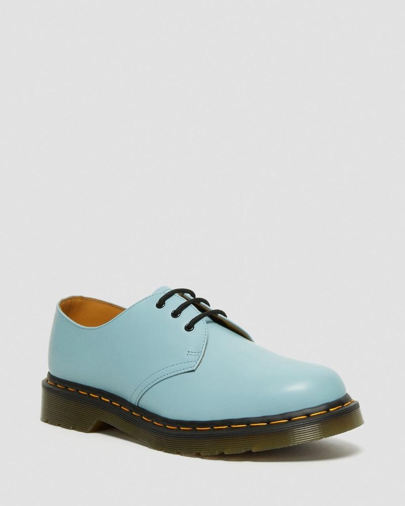 Dr Martin Martens 1461 Smooth Leather Oxford Shoes (Smooth Leather) Shoes Blue | WZ07-X9SH