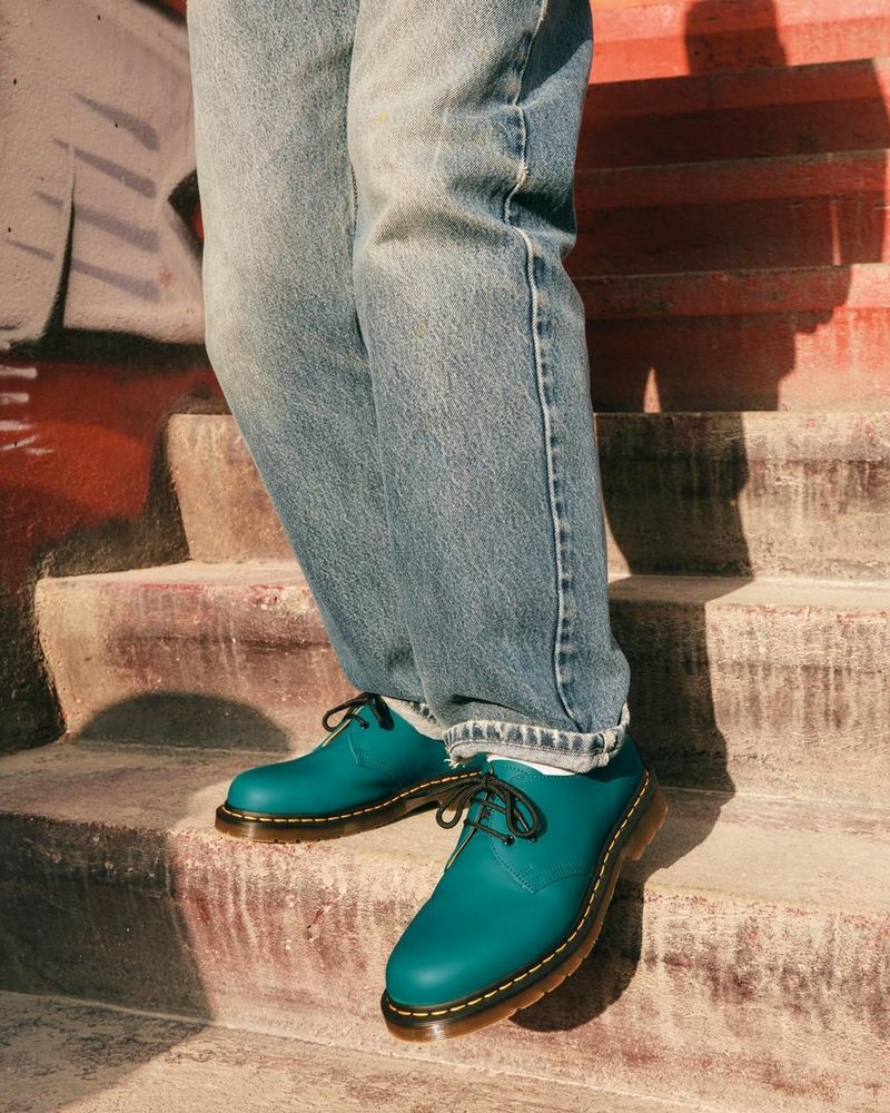 Dr Martin Martens 1461 Smooth Leather Oxford Shoes (Smooth Leather) Shoes Teal Green | HF06-J8II