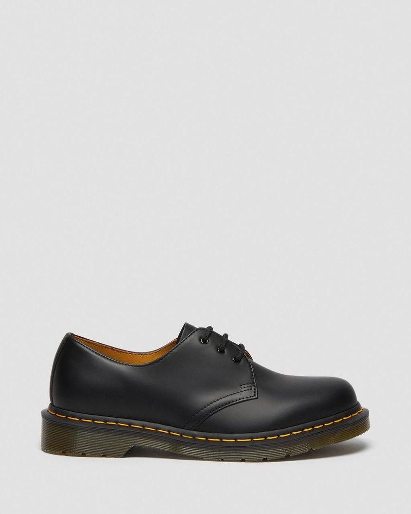 Dr Martin Martens 1461 Smooth Leather Oxford Shoes (Smooth Leather) Shoes Black | VG51-J9DL