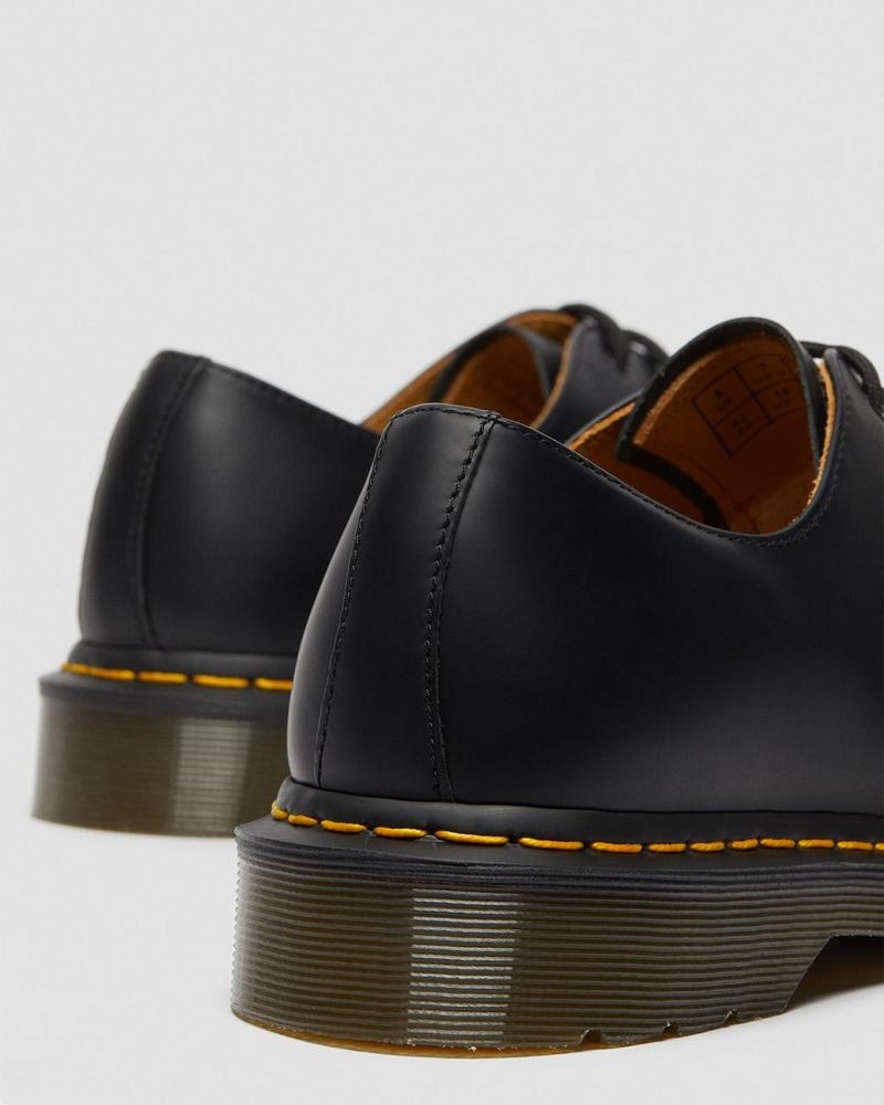 Dr Martin Martens 1461 Smooth Leather Oxford Shoes (Smooth Leather) Shoes Black | VG51-J9DL