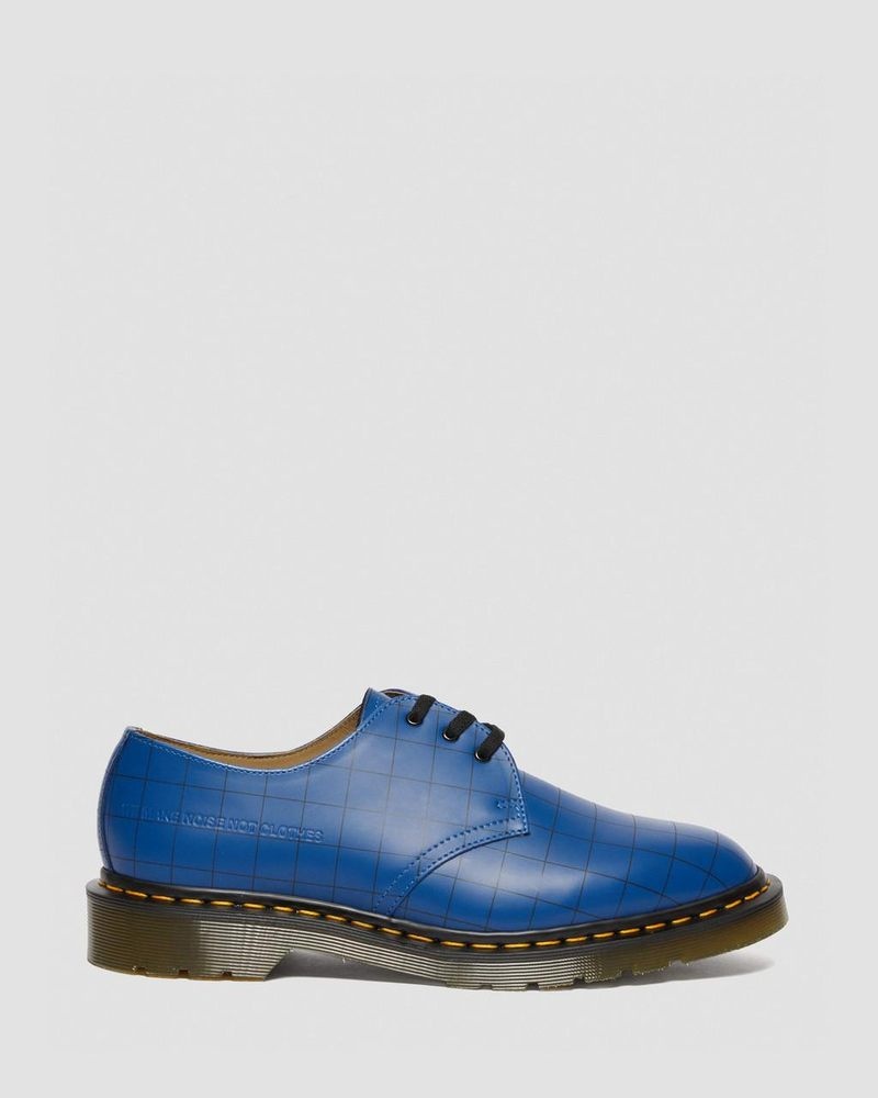 Dr Martin Martens 1461 Undercover Made in England Leather Oxford Shoes (Smooth Leather) Shoes Blue | ZJ75-D0RV