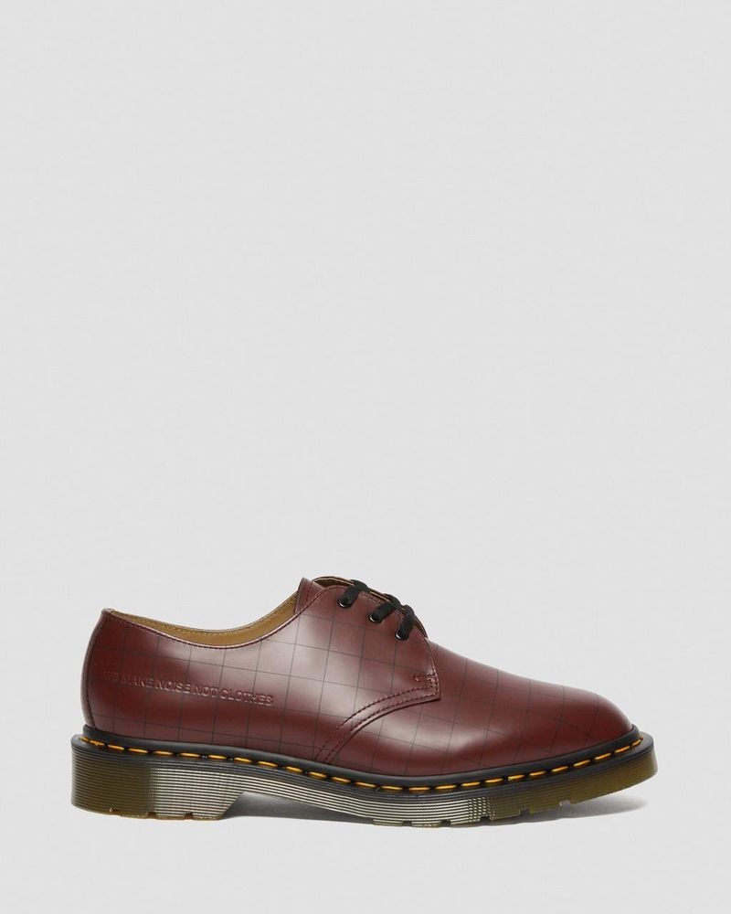 Dr Martin Martens 1461 Undercover Made in England Leather Oxford Shoes (Smooth Leather) Shoes Cherry Red | GC03-K4VL