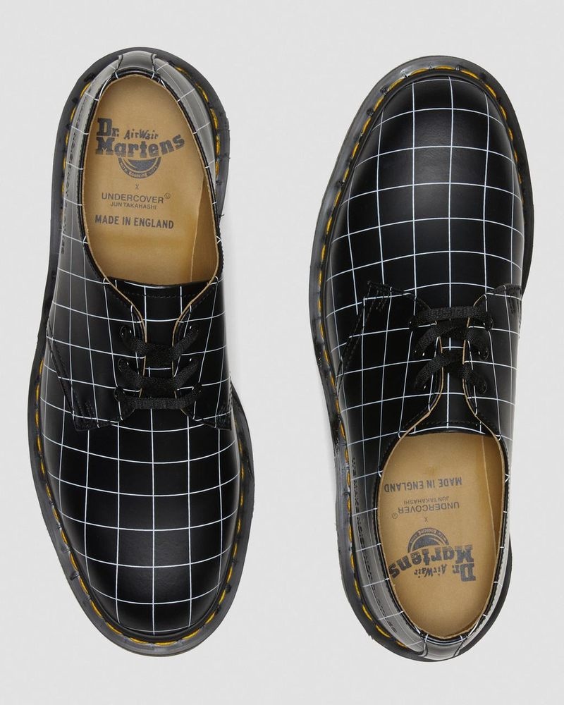 Dr Martin Martens 1461 Undercover Made in England Leather Oxford Shoes (Smooth Leather) Shoes Black | SY76-P7XD