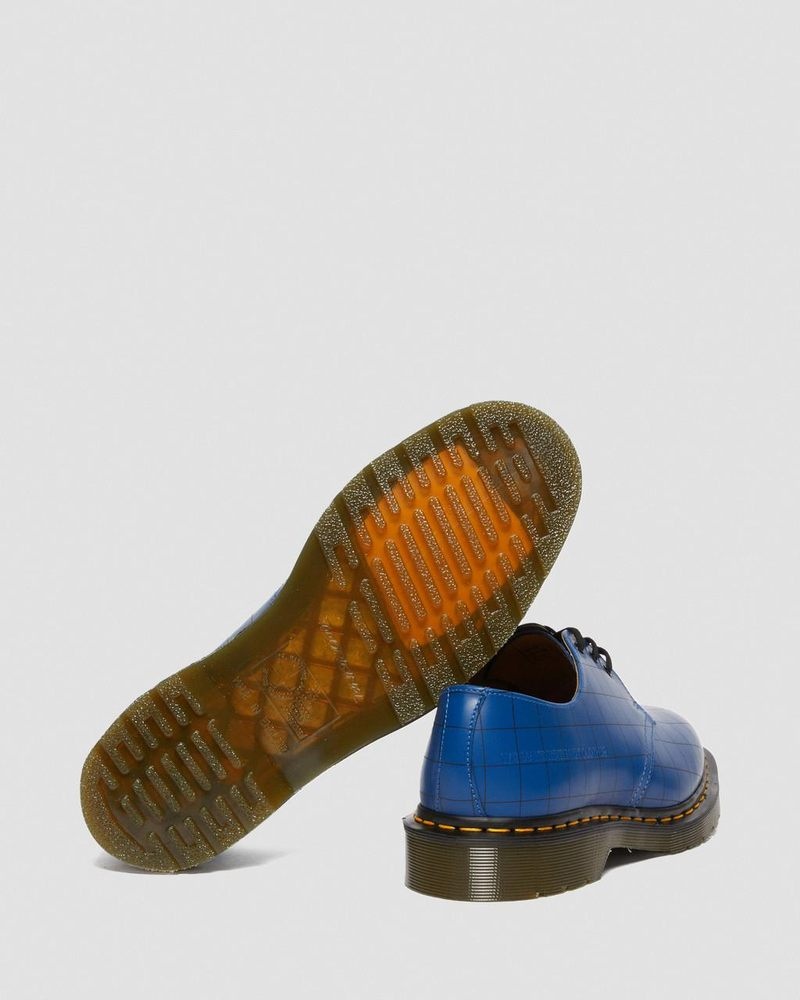 Dr Martin Martens 1461 Undercover Made in England Leather Oxford Shoes (Smooth Leather) Shoes Blue | PH43-N7BU