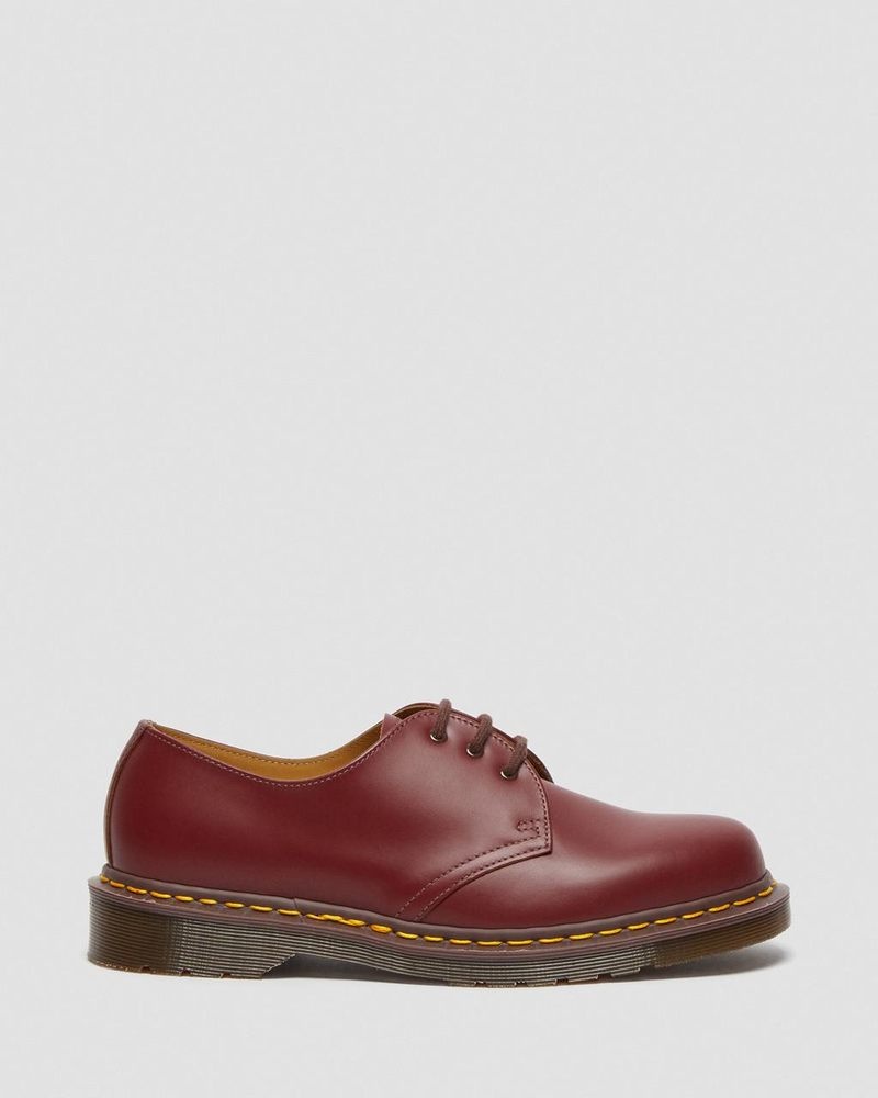 Dr Martin Martens 1461 Vintage Made in England Oxford Shoes (Quilon) Shoes Red | FR37-P6DW