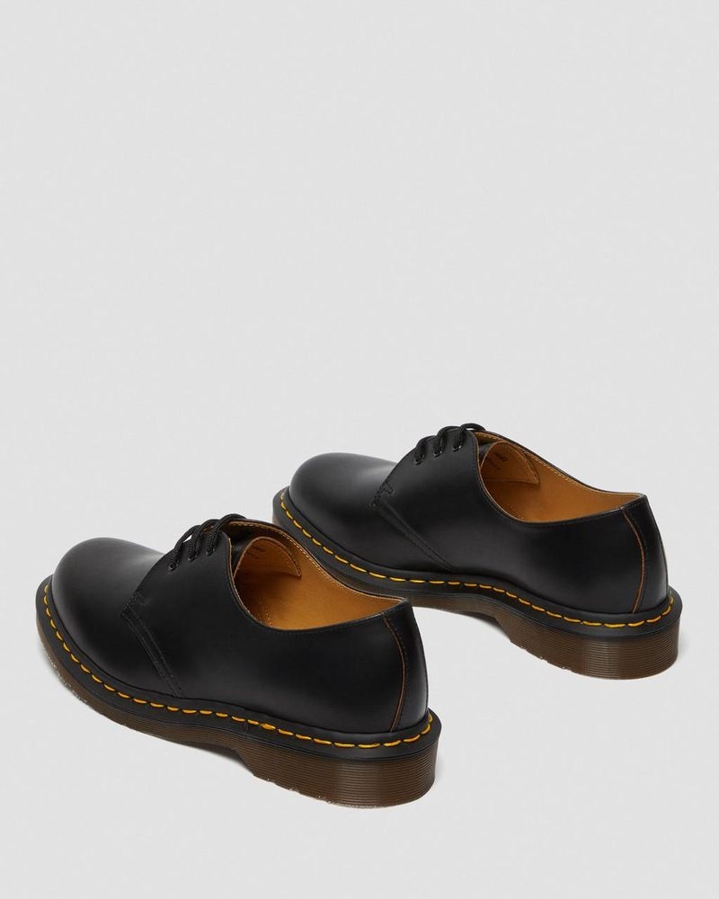 Dr Martin Martens 1461 Vintage Made in England Oxford Shoes (Quilon) Shoes Black | KJ90-W1VA