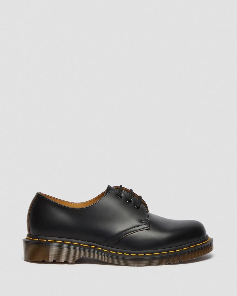 Dr Martin Martens 1461 Vintage Made in England Oxford Shoes (Quilon) Shoes Black | KJ90-W1VA