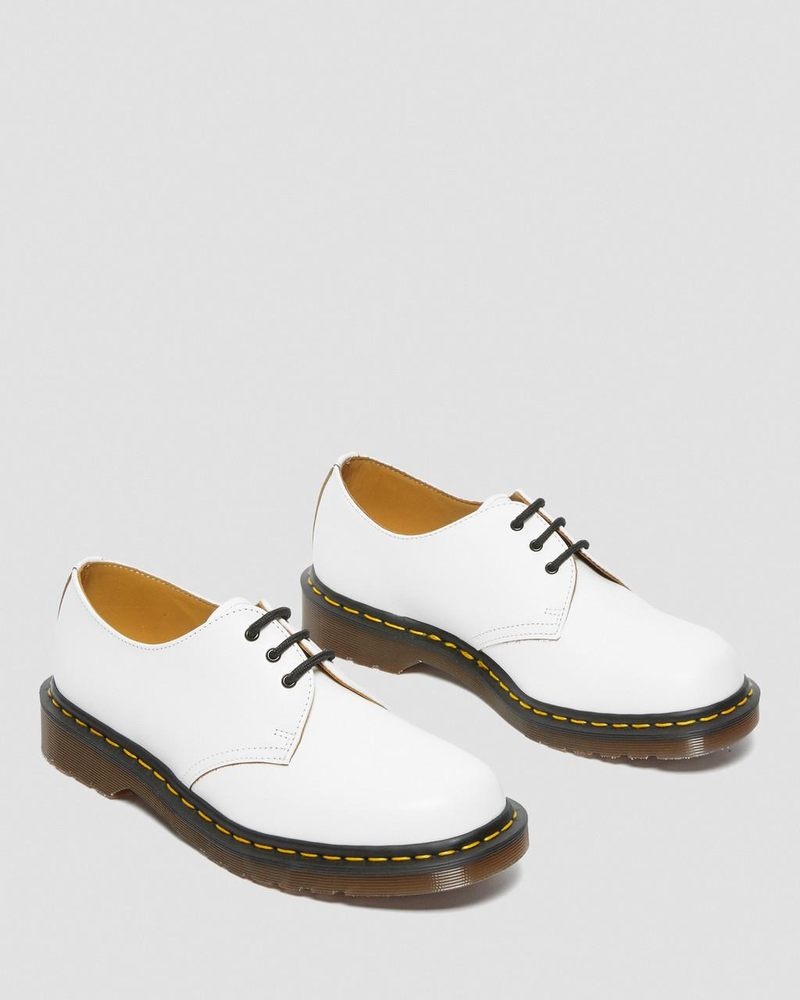 Dr Martin Martens 1461 Vintage Made in England Oxford Shoes (Quilon) Shoes White | MP04-I5HT