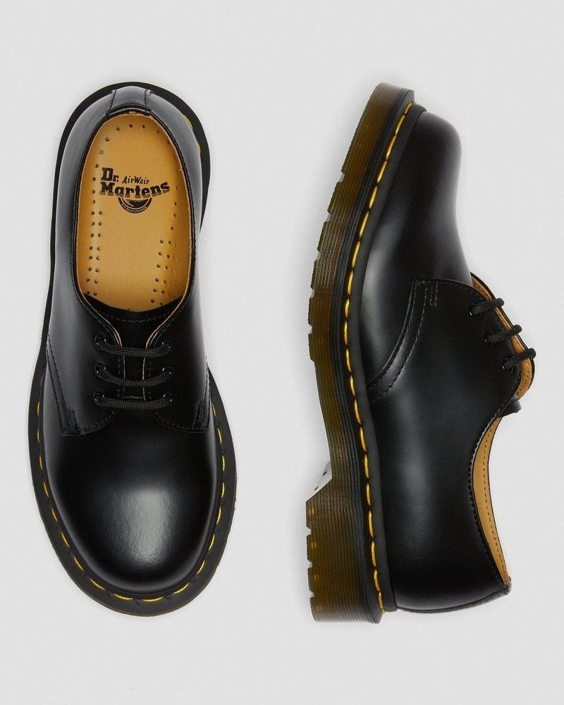 Dr Martin Martens 1461 - Smooth Leather Oxford Shoes (Smooth Leather) Shoes Black | IN28-O9OA