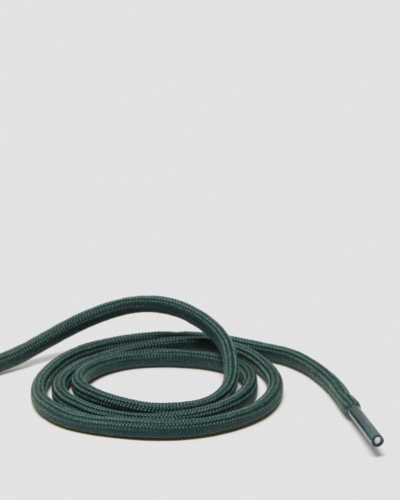 Dr Martin Martens 26 Inch Round Shoe Laces (3-Eye) (Cotton) Shoe Laces Dark Green | RK88-G6OY