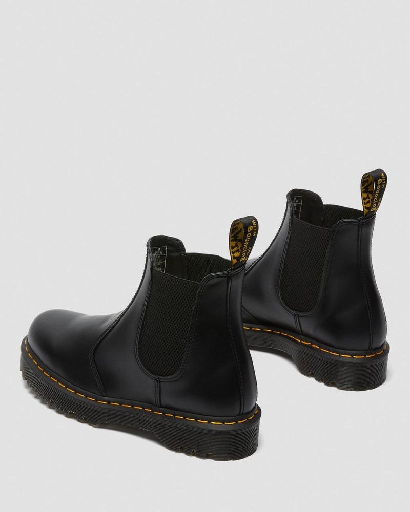 Dr Martin Martens 2976 Bex Smooth Leather Chelsea Boots (Smooth Leather) Platforms Boots Black | RI43-J4VC