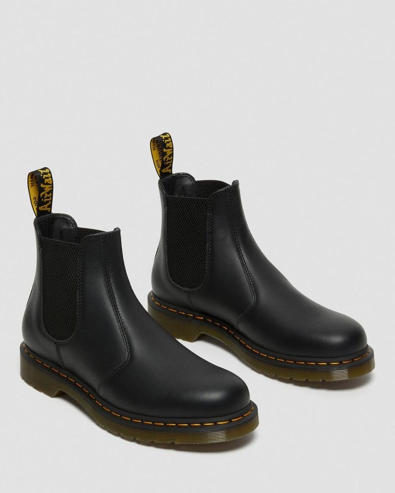 Dr Martin Martens 2976 Nappa Leather Chelsea Boots (Nappa Leather) Boots Black | CU33-A8YO