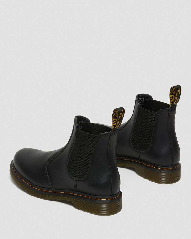 Dr Martin Martens 2976 Nappa Leather Chelsea Boots (Nappa Leather) Boots Black | CU33-A8YO