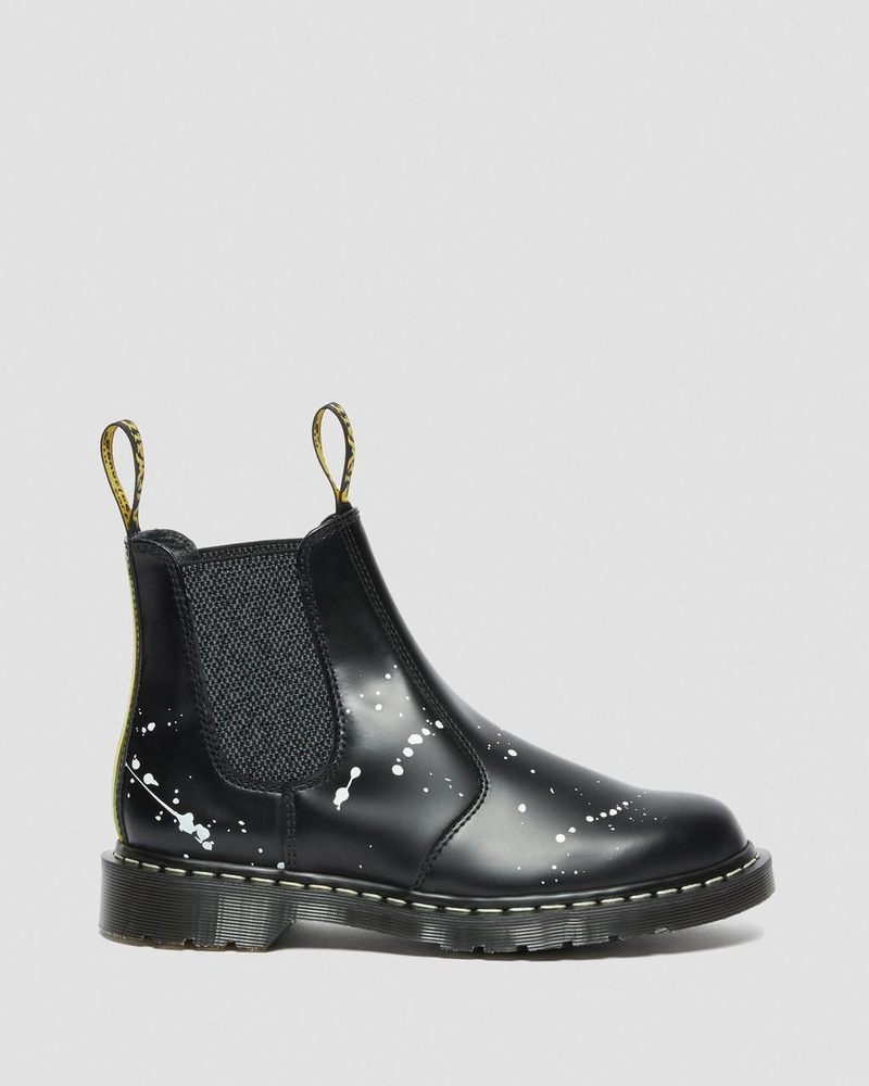 Dr Martin Martens 2976 Neighborhood Smooth Leather Chelsea Boots (Smooth Leather) Boots Black | TO58-O0WG