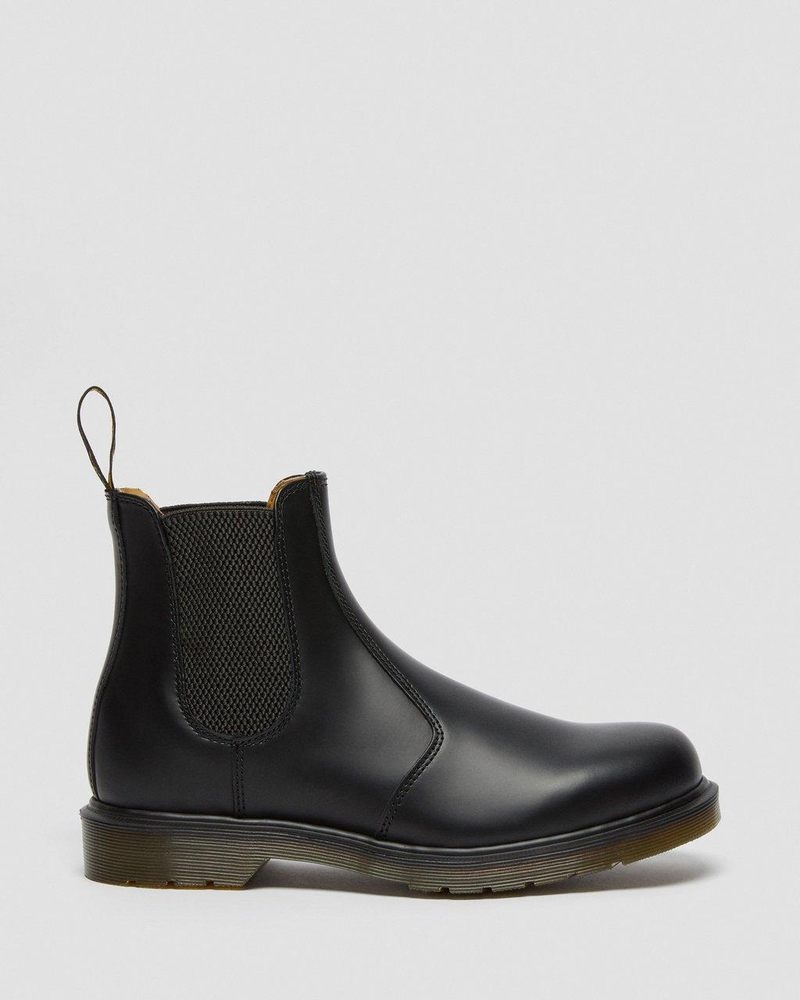 Dr Martin Martens 2976 Smooth Leather Chelsea Boots (Smooth Leather) Boots Black | OP93-Z8LE