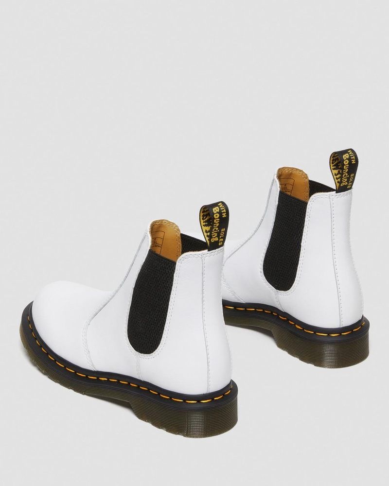 Dr Martin Martens 2976 Softy T Leather Chelsea Boots (Softy T) Shoes White | HX16-J8BQ