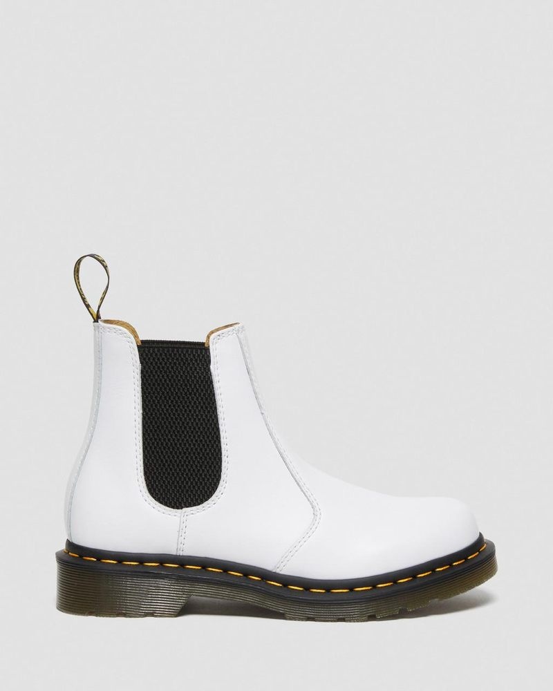 Dr Martin Martens 2976 Softy T Leather Chelsea Boots (Softy T) Shoes White | HX16-J8BQ