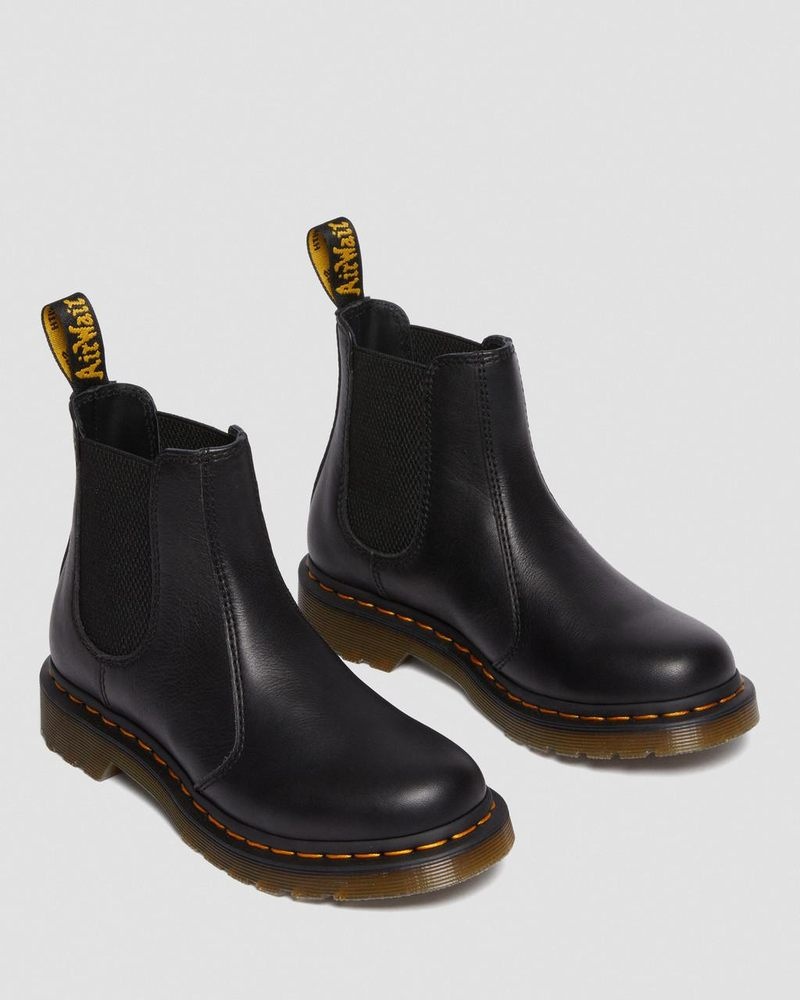 Dr Martin Martens 2976 - Leather Chelsea Boots (Virginia) Boots Black | MZ89-O8GR