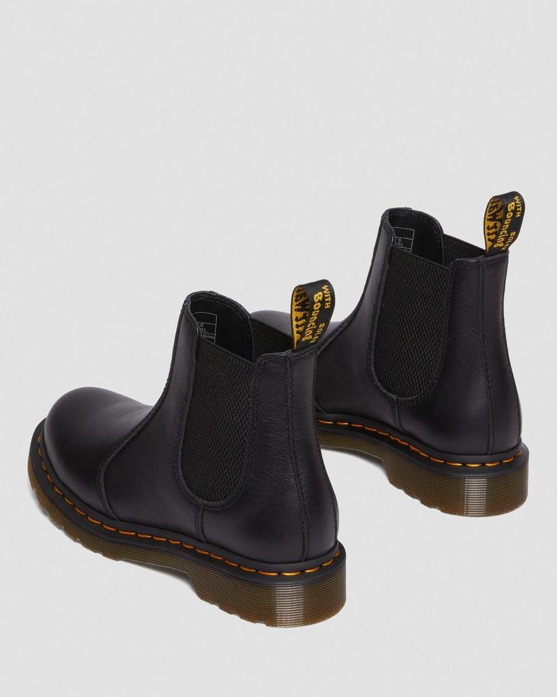 Dr Martin Martens 2976 - Leather Chelsea Boots (Virginia) Boots Black | MZ89-O8GR