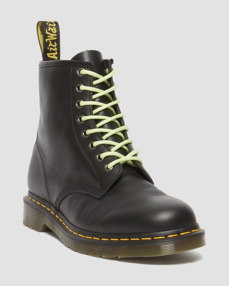 Dr Martin Martens 55 Inch Round Shoe Laces (8-10 Eye) (Polyester) Shoe Laces Lime Green | CY87-P5XW