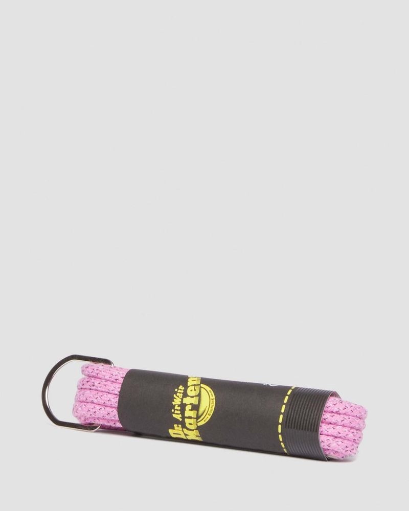 Dr Martin Martens 55 Inch Round Shoe Laces (8-10 Eye) (Polyester) Shoe Laces Thrift Pink | YV92-Q7KY