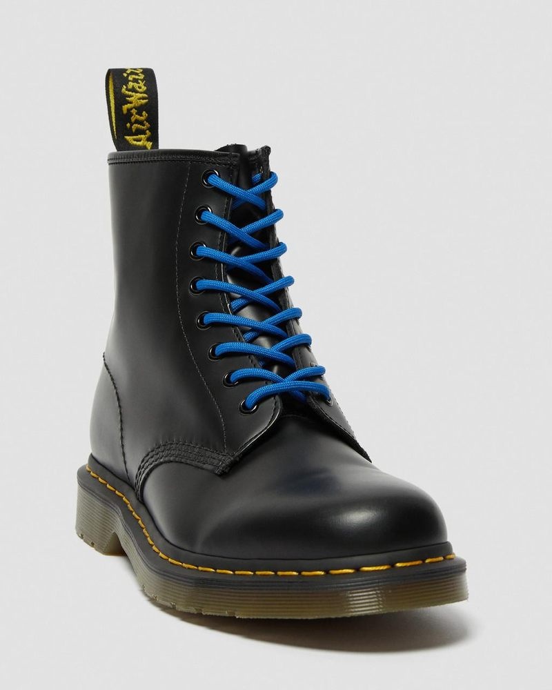 Dr Martin Martens 55 Inch Round Shoe Laces (8-10 Eye) (Polyester) Shoe Laces Blue | LU15-B8GD