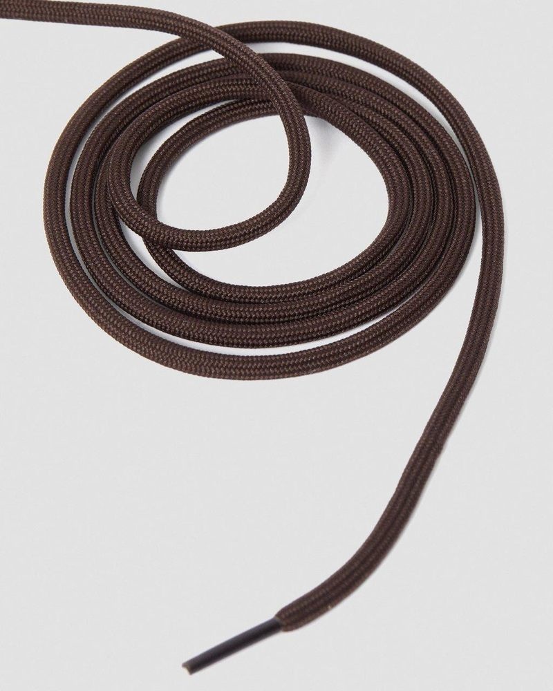 Dr Martin Martens 55 Inch Round Shoe Laces (8-10 Eye) (Polyester) Shoe Laces Brown | PJ63-T2NW