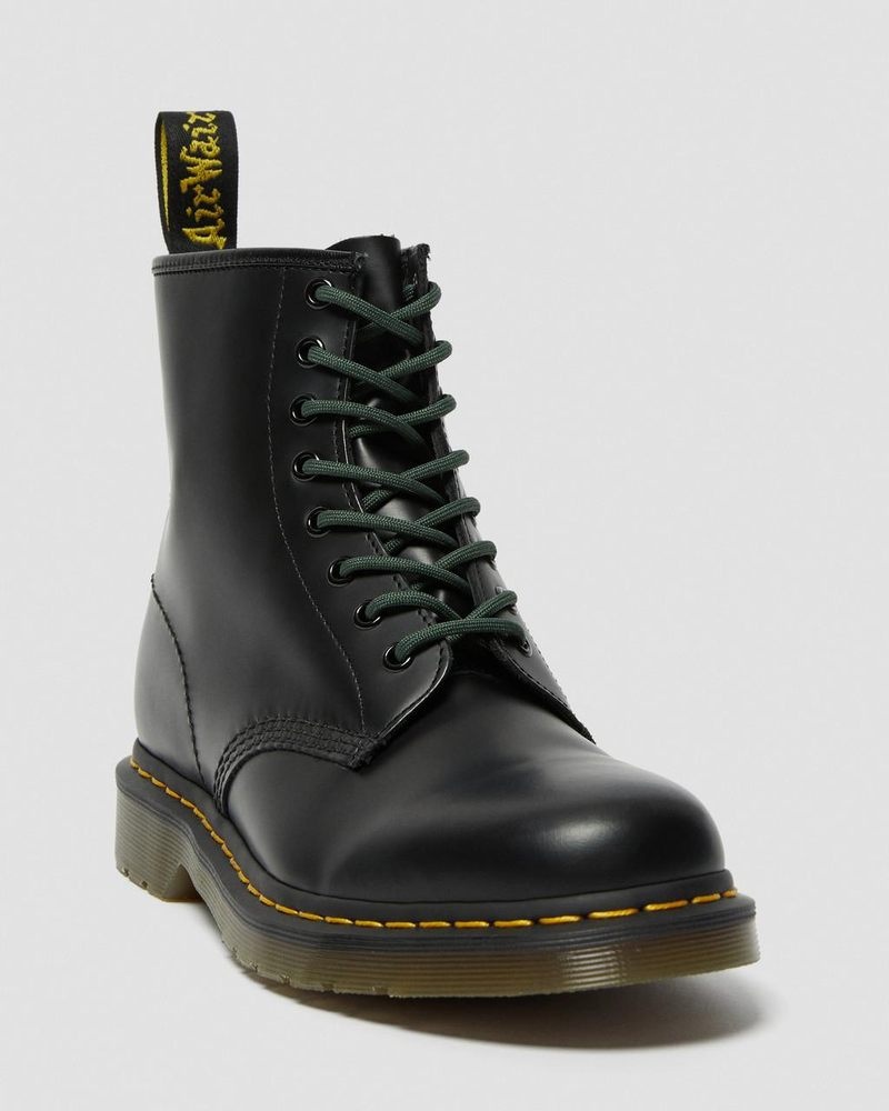 Dr Martin Martens 55 Inch Round Shoe Laces (8-10 Eye) (Polyester) Shoe Laces Dark Green | YL99-K9GZ