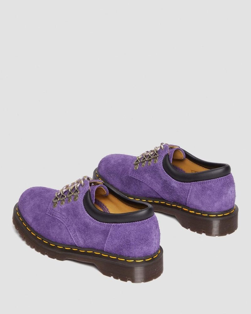 Dr Martin Martens 8053 Ben Suede Casual Shoes (Long Napped Suede) Shoes RICH PURPLE | BY37-Q8DU