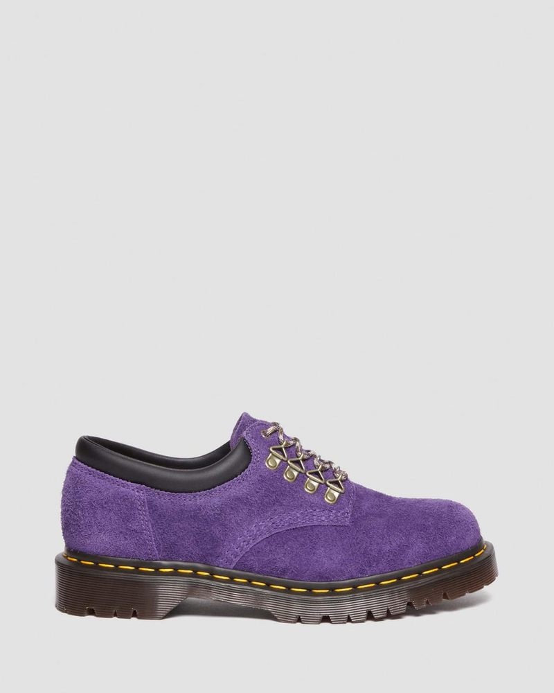 Dr Martin Martens 8053 Ben Suede Casual Shoes (Long Napped Suede) Shoes RICH PURPLE | BY37-Q8DU