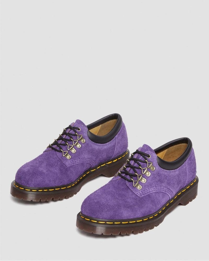 Dr Martin Martens 8053 Ben Suede Casual Shoes (Long Napped Suede) Shoes RICH PURPLE | BY37-Q8DU