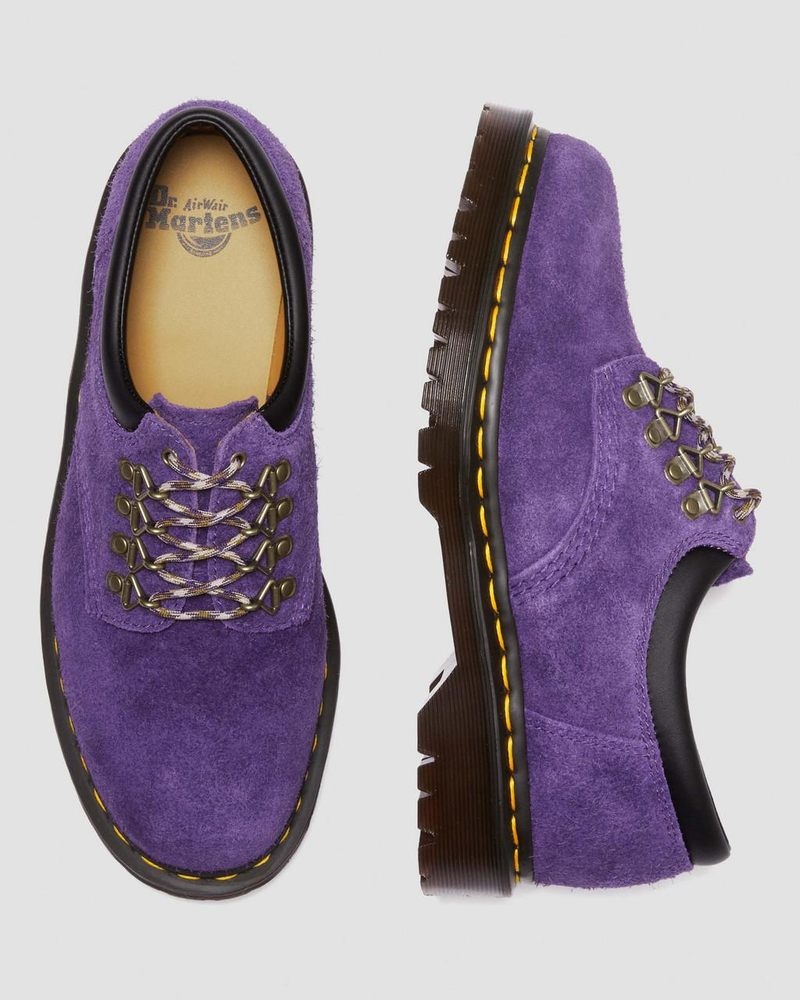 Dr Martin Martens 8053 Ben Suede Casual Shoes (Long Napped Suede) Shoes RICH PURPLE | BY37-Q8DU