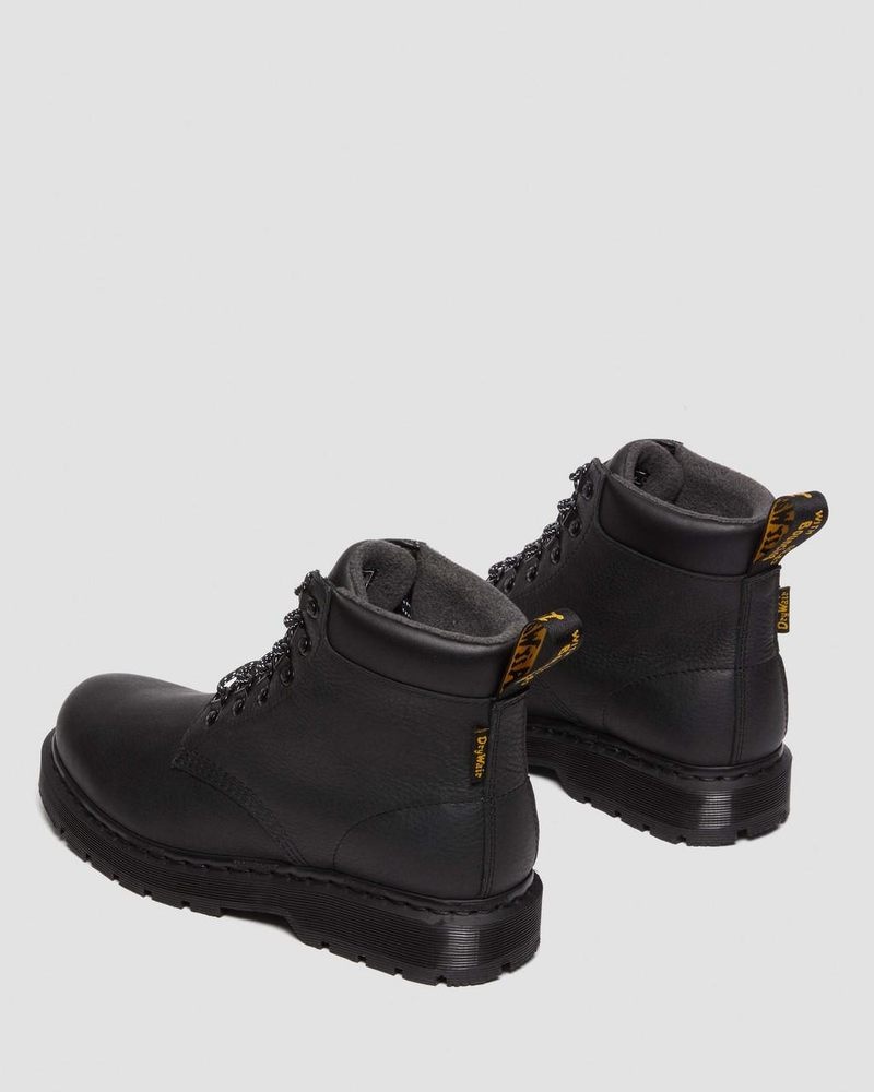 Dr Martin Martens 939 Trinity Waterproof Leather Lace Up Boots Boots Black | SS34-E0CM