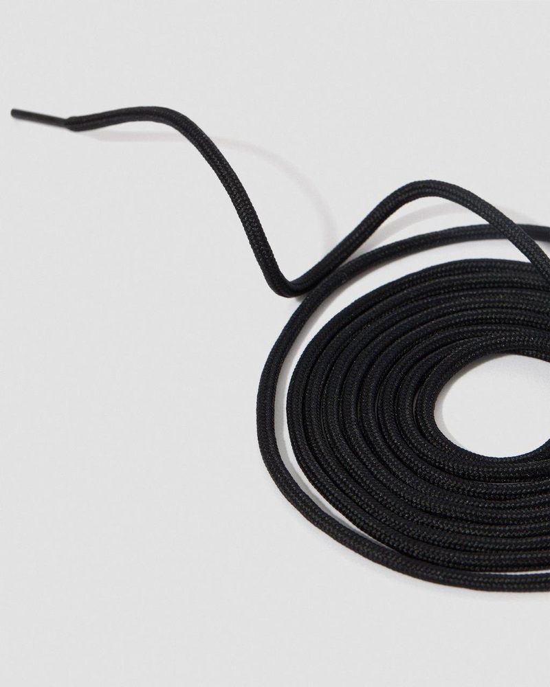 Dr Martin Martens 95 Inch Round Shoe Laces (18-20 Eye) Shoe Laces Black | XH00-E2CG