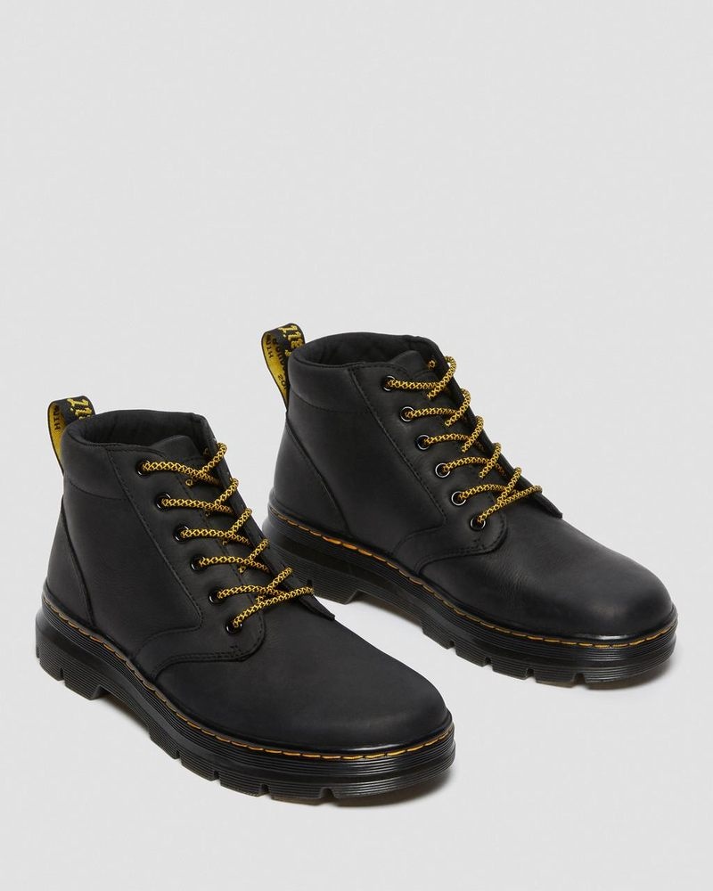 Dr Martin Martens Bonny Leather Casual Boots (Wyoming) Boots Black | FF42-Q5PM