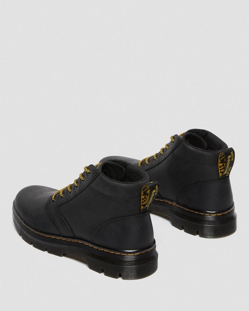 Dr Martin Martens Bonny Leather Casual Boots (Wyoming) Boots Black | FF42-Q5PM