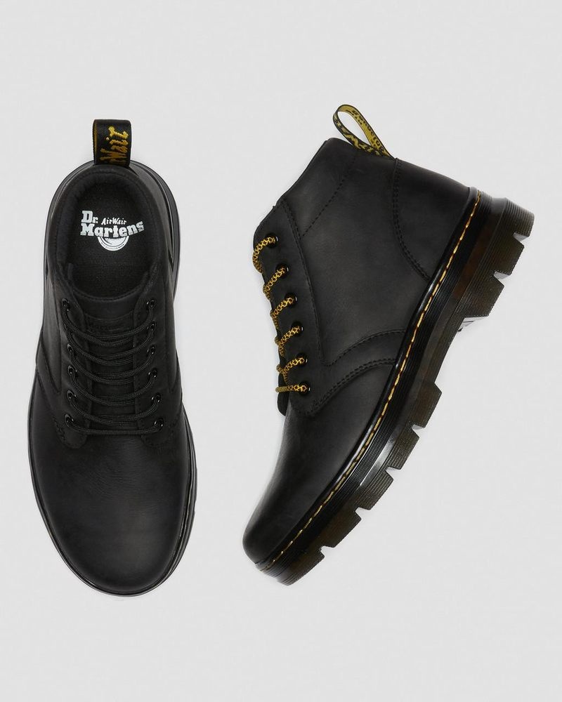 Dr Martin Martens Bonny Leather Casual Boots (Wyoming) Boots Black | FF42-Q5PM