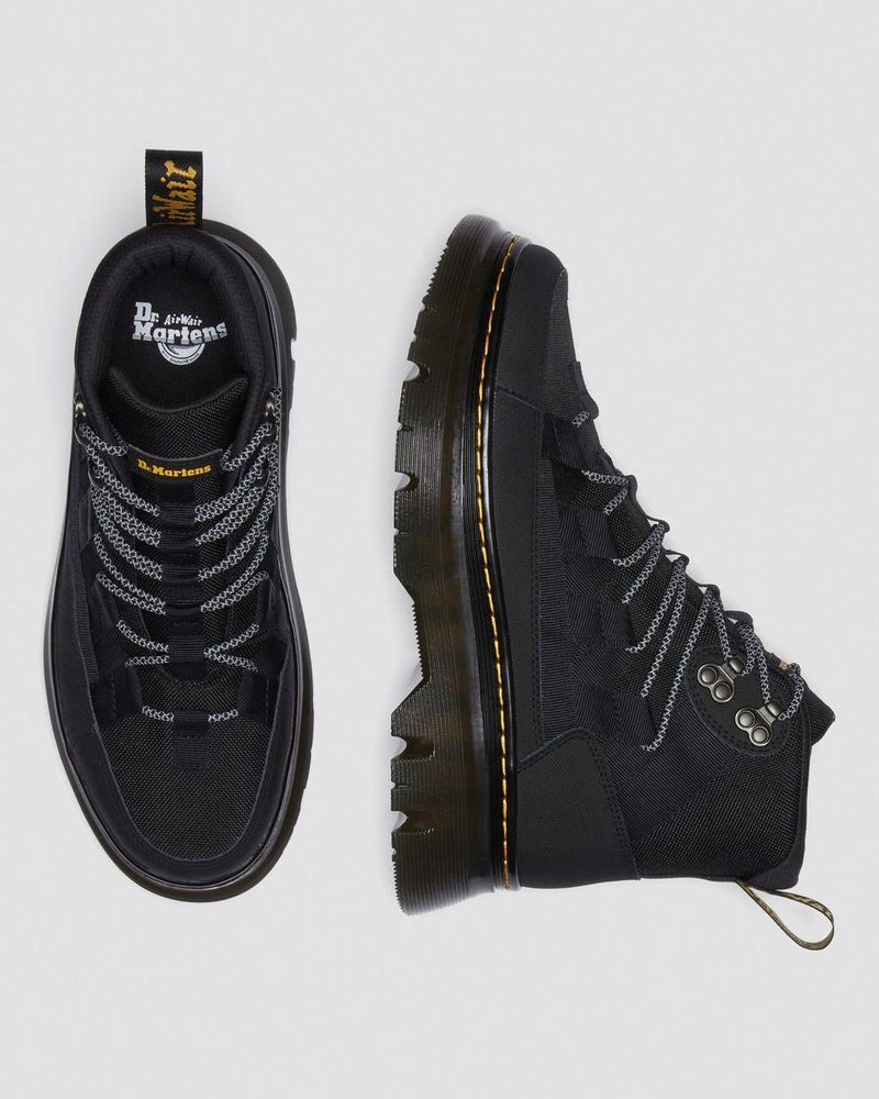 Dr Martin Martens Boury Leather Casual Boots (Ajax+Extra Tough 50/50) Boots Black | WA36-F6PR