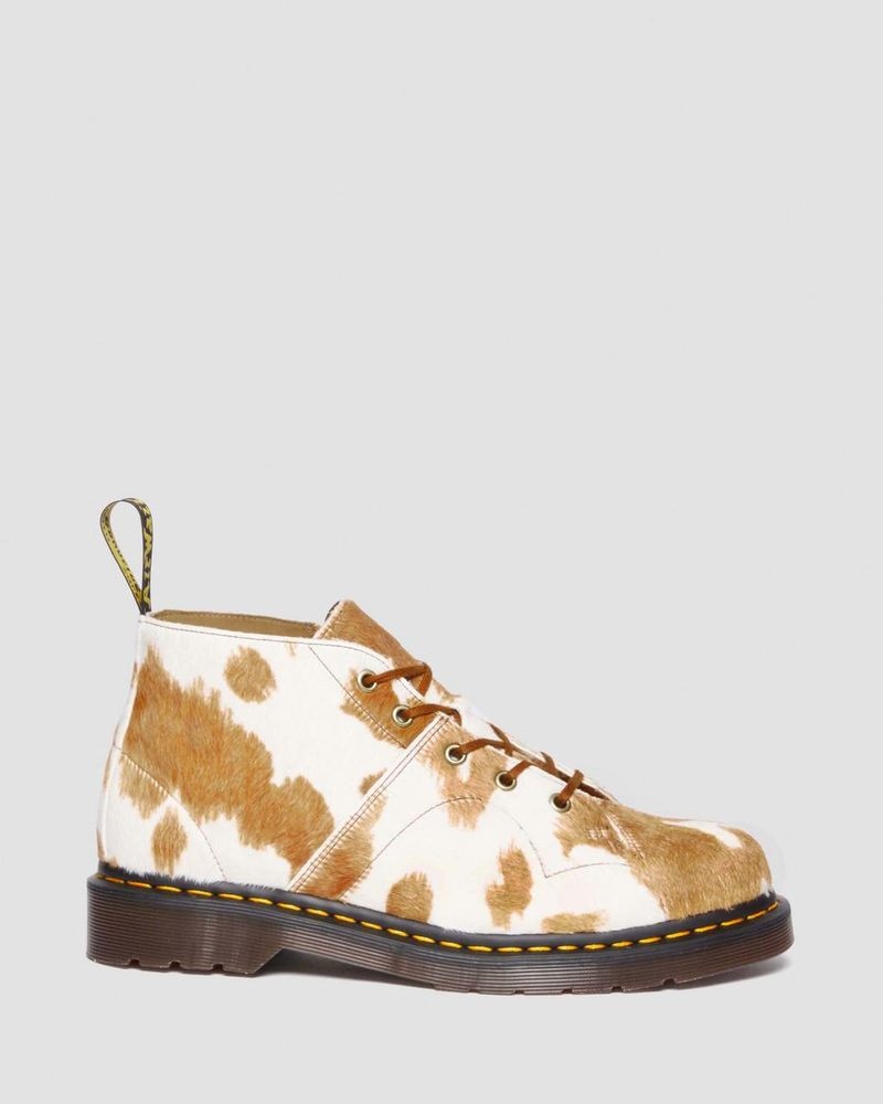 Dr Martin Martens Church Hair-On Cow Print Monkey Boots (Hair On) Boots Jersey Cow Print | ZG71-O7WC