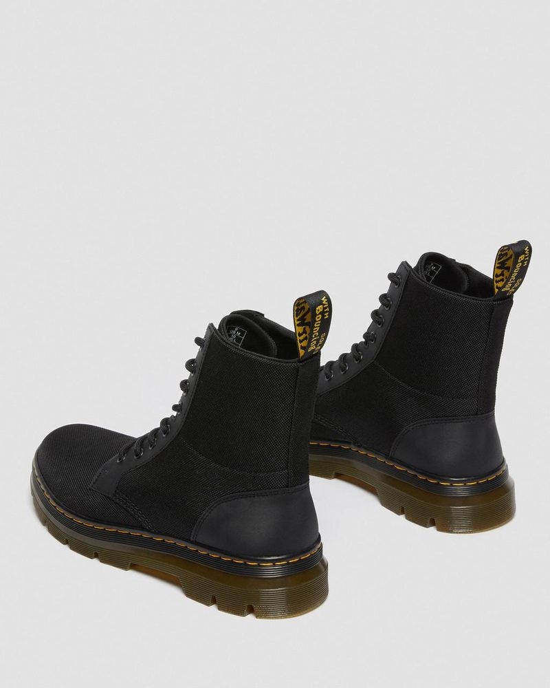 Dr Martin Martens Combs Poly Casual Boots (Extra Tough Poly+Rubbery) Boots Black | TP90-M6SG