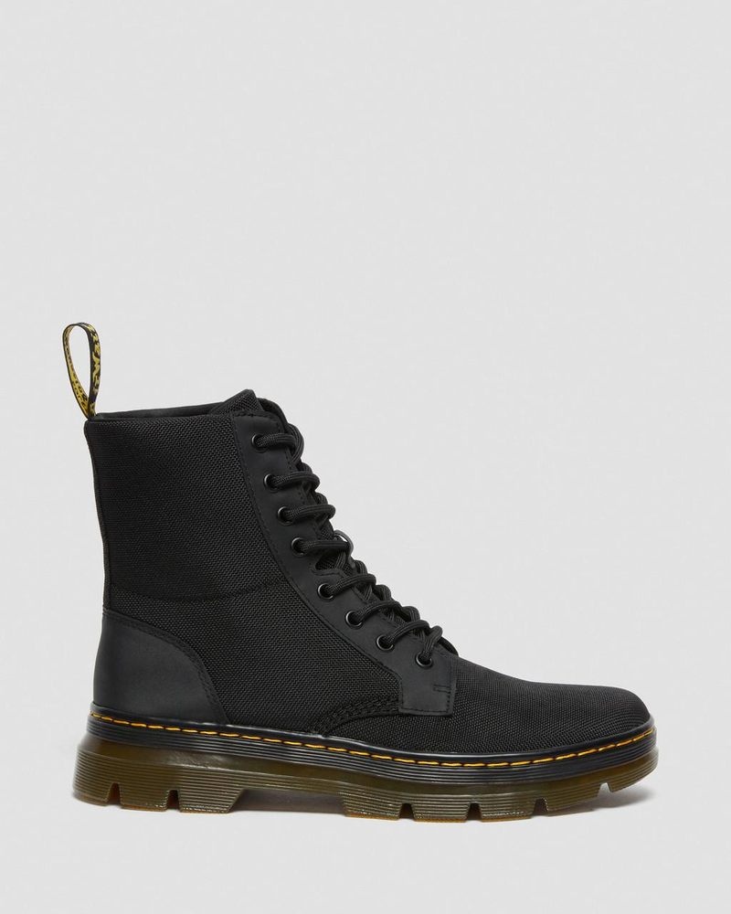 Dr Martin Martens Combs Poly Casual Boots (Extra Tough Poly+Rubbery) Boots Black | TP90-M6SG