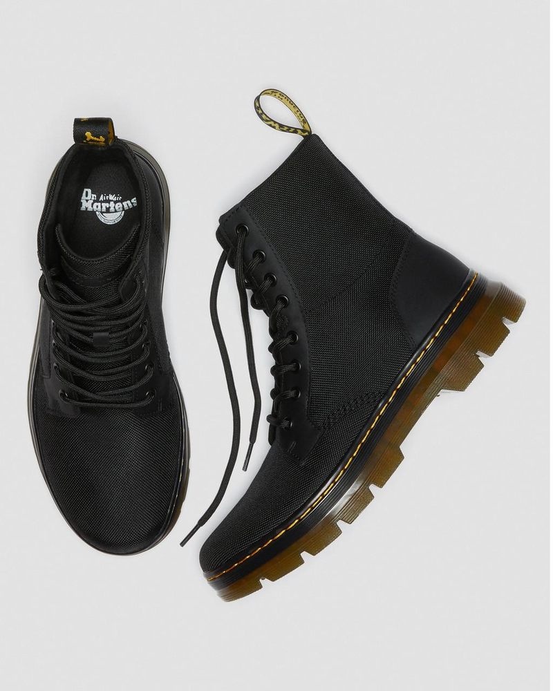 Dr Martin Martens Combs Poly Casual Boots (Extra Tough Poly+Rubbery) Boots Black | TP90-M6SG