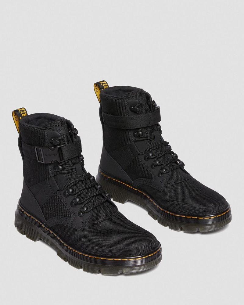 Dr Martin Martens Combs Tech II Extra Tough Utility Boots (Ajax+Extra Tough 50/50) Boots Black | AW83-M3CU