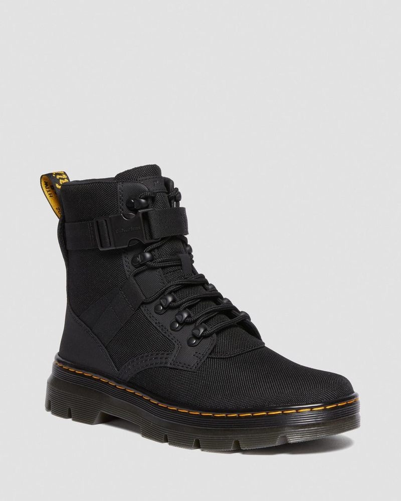 Dr Martin Martens Combs Tech II Extra Tough Utility Boots (Ajax+Extra Tough 50/50) Boots Black | AW83-M3CU